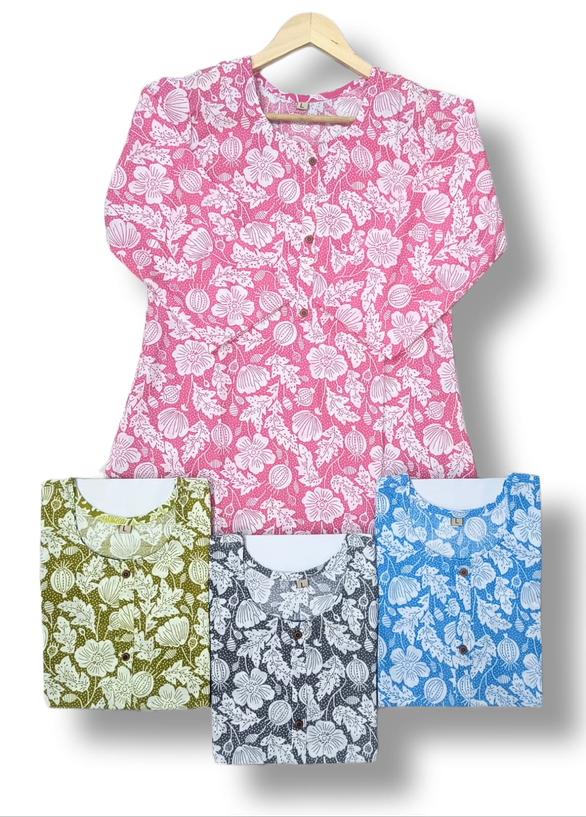 PRINTED COTTON SHORT KURTI